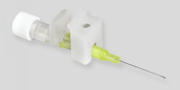 IV cannula with wings holder