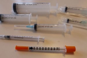 Various typed of syringes SUNRISE-JCM